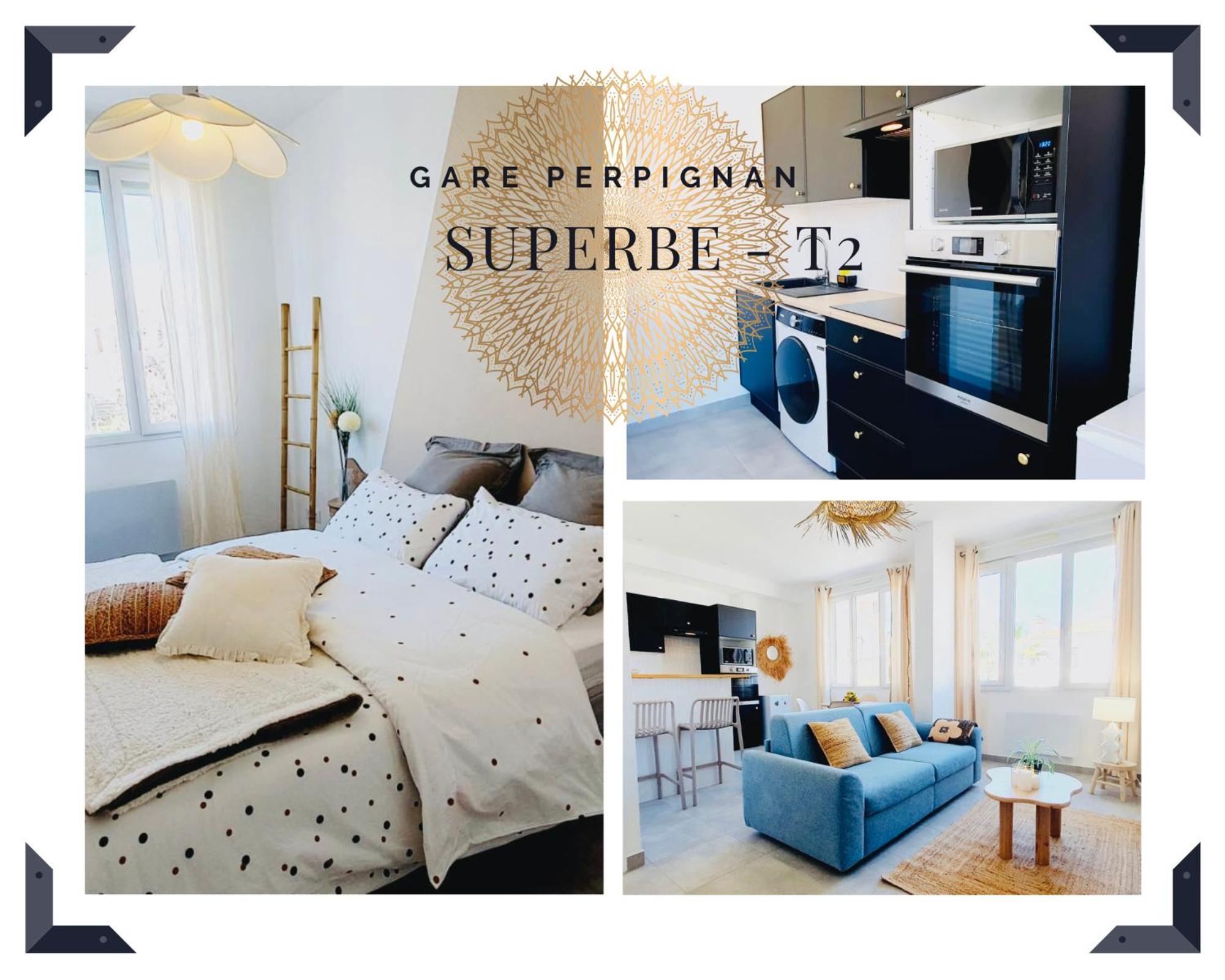 Apartamento Superbe T2 - Proche Gare Perpiñán Exterior foto